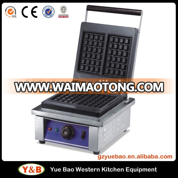 Electric Stainless Steel Egg Commercial Waffle Machine CE Waffle Maker